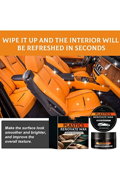 erorex كريم تنظيف جلد السيارة، 100 جرام للعناية بالجلد وترميمها، ملمع ومنظف ومرطب للسيارة