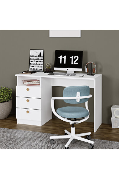 Kalender Dekor Hülya Çekmeceli Çalışma Masası Bilgisayar masası Ofis Masası