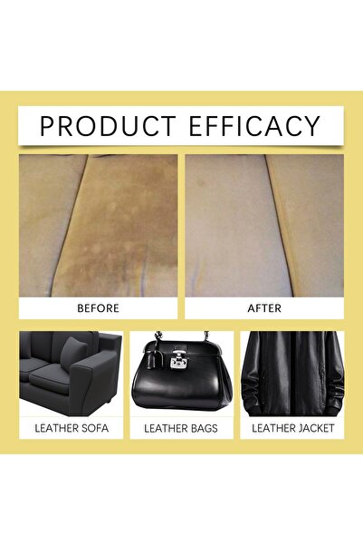 erorex Furniture Renovation Cleaning Care Agent Stain & Dirt Remover Leather Cleaner Spray - Sofas, Car