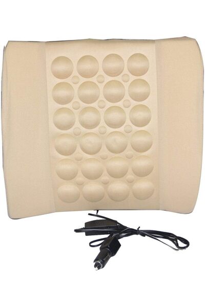 erorex Lumbar Electric Body Massager Cigarette Plug For Comfort Use (Beige)