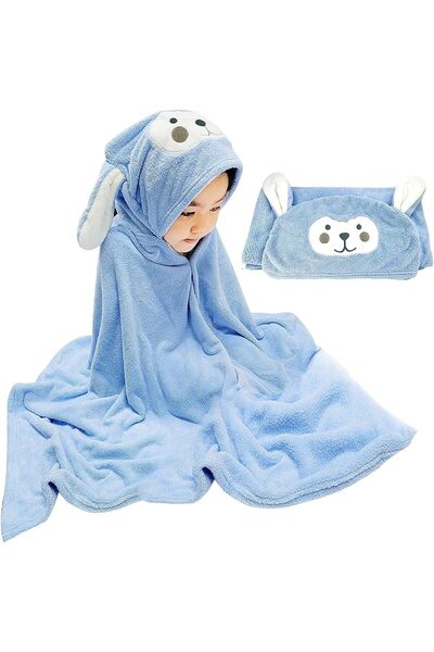 erorex Baby Bath Towel Hooded Ultra Soft Towel Highly Absorbent Bathrobe Blanket Toddlers Shower Gifts