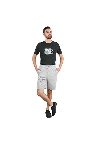 Giordano Men's Cotton Blend Interlock Relaxed Fit Shorts