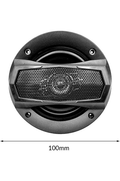 erorex 100 Miles 6.5" 4-Way Coaxial Car Speakers | 200W Max Power | Loud Clear Sound Quality | Universal