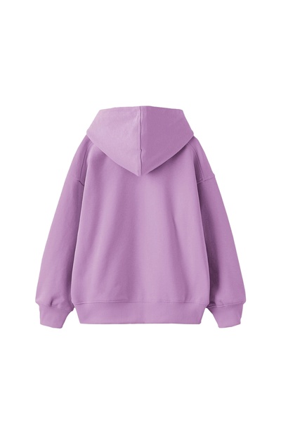 Sekizbiraltı Pink Panther V2 Printed Oversize Unisex Purple Hoodie