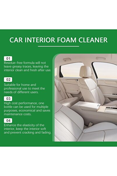erorex Effective Car Interior Foam Cleaner Sponge, Multipurpose Car Interior Cleaning Leather Car Seat,