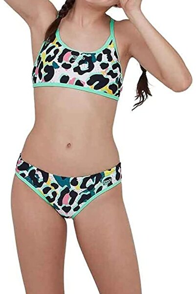 erorex Girl'S Junglespeak Allover Tie 2 Piece Bikini (Pack Of 1)