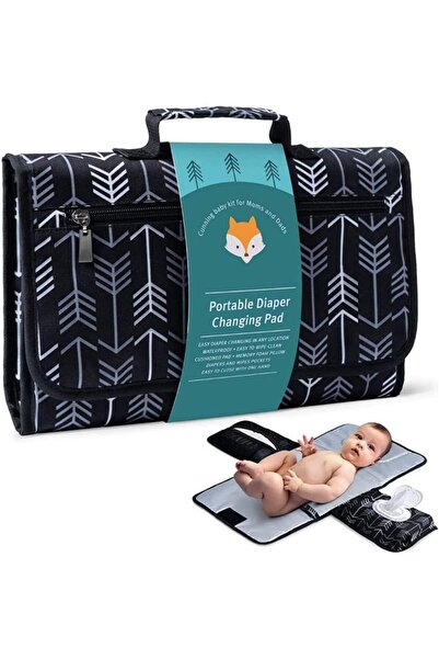 erorex وسادة تغيير حفاضات محمولة للأطفال، وسادة تغيير حفاضات مقاومة للماء، وسادة تغيير حفاضات قابلة للفصل للسفر، كتف