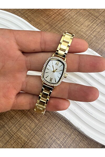 LOOQ Roman Numeral Women's Wristwatch with Zircon Stone Detail