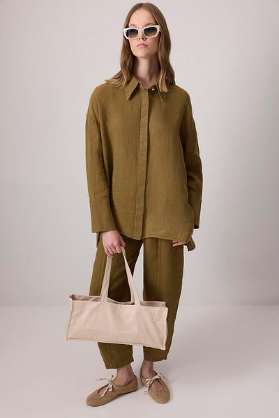 Touché Privé 100% Linen Shirt Pants Set