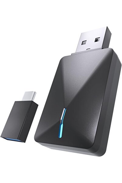 erorex محول كابلاي لاسلكي، تحويل محول كابلاي لاسلكي سلكي، دونجل لاسلكي لتوصيل السيارات تلقائيًا