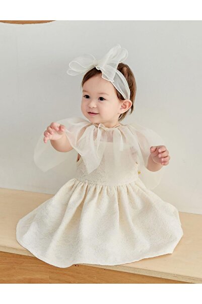 erorex Cute Lace Bow Baby Girls Headbands White Knot Headband Soft Chiffon Hair Band Newborn Infant