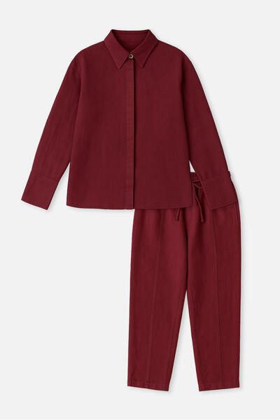 Touché Privé 100% Linen Shirt Pants Set