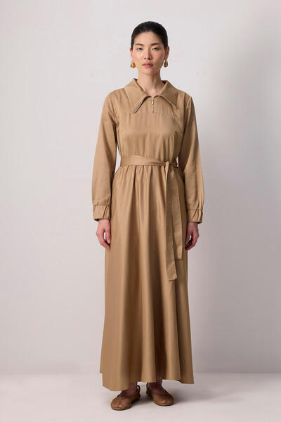 Touché Privé COLLAR ZIPPER DRESS