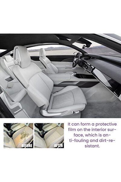 erorex Interior Car Cleaner & Stain Remover - 120Ml Biodegradable Car Polish Leather Cleaner Supplies