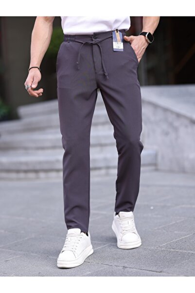 Wkm Denim Ανδρικό παντελόνι Comfort Fit Side Elastic Jogger