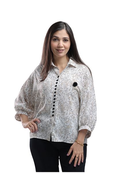 SUGA Autumn Floral Blouse
