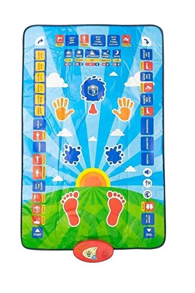 Generic سجادة صلاة ذكية تعليمية للأطفال من سوكيلو - سجادة تفاعلية تعمل باللمس، 36 مفتاحًا، 7 لغات
