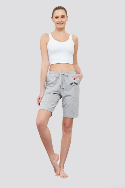 Superlife Superlife Women New York με τύπωμα Standard ® Σορτς με καλούπι ular SPR25SRK085