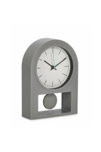 Bizzotto Ceas masa cu pendul gri Patrik 19.6x6x27.3 cm
