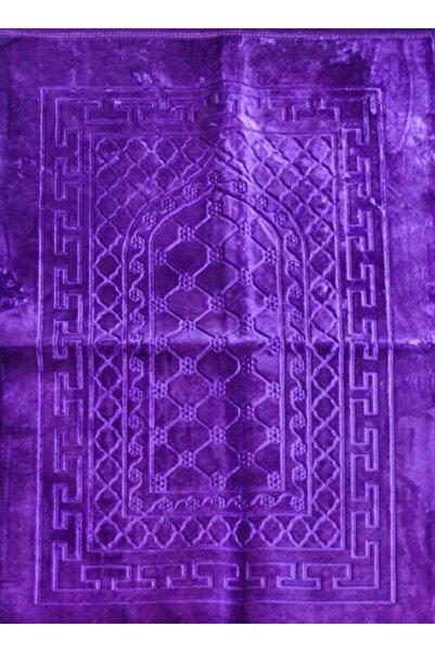 Generic Premium Comfort Prayer Mat Soft and Durable Prayer Mat Purple Color 120x80cm