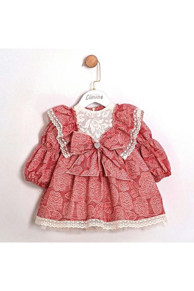 Little Ya Ya Love Duchess Baby Girl Bow Detail Dress