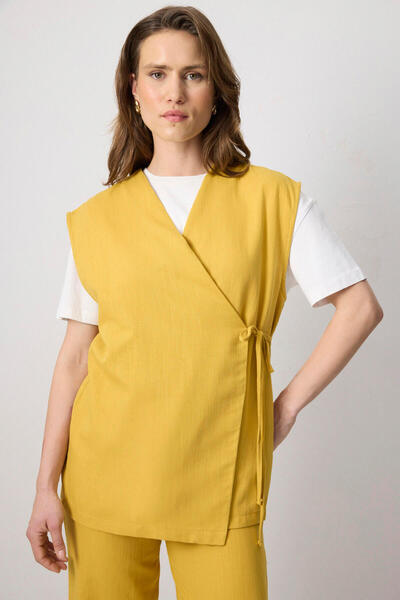 Touché Privé Natural Textured Double-Breasted Vest and Pants Suit