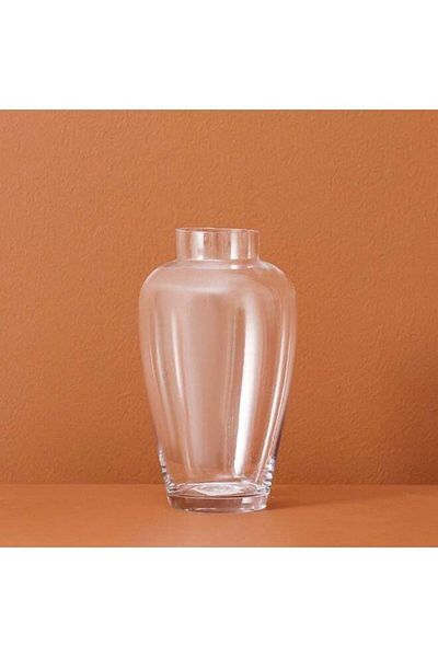 Generic DANUBE HOME Danube Home Vetro Urn Clear Glass Vase - 15.5X20Cm Elegant Home Decor Collection For Fr