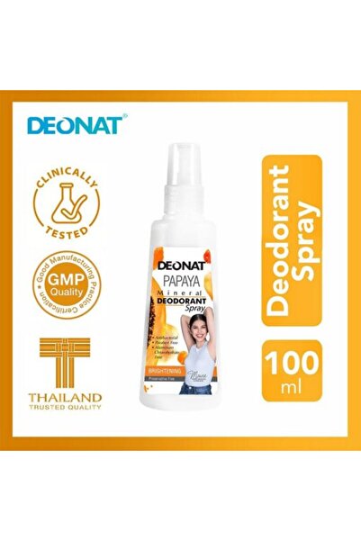 DEONAT Papaya Mineral Deodorant Underarm Spray 100ml