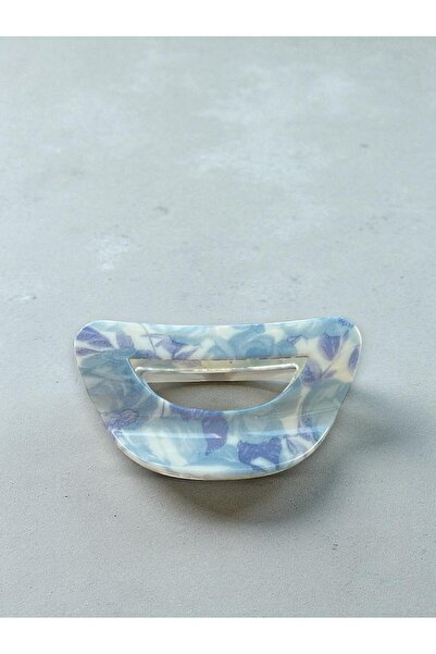 MUTENA Cataramă din acril cu model de marmură - - Agrafă de păr vintage pentru femei