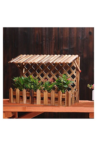 Generic FFD Wall Hanging Wooden Flower Vase Container Plant Pot