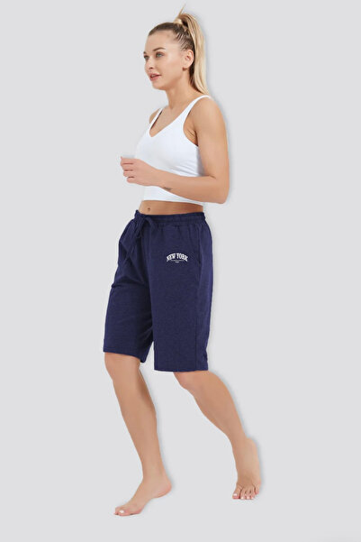 Superlife Суперлайф Жіночі шорти з принтом Нью-Йорк Стандартні ®улар Форма SPR25SRK085