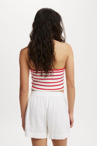 Seeh White Basic Muslin Shorts Sh271