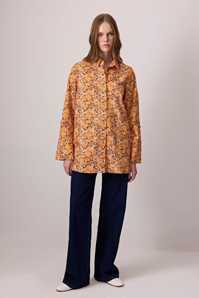 Touché Privé ΒΑΜΒΑΚΙ ΠΟΥΚΑΜΙΣΟ ΜΕ ΣΧΕΔΙΟ ΛΟΥΛΟΥΔΙΩΝ