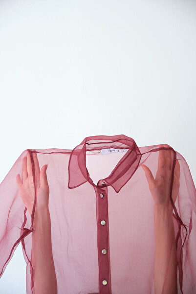 Touché Privé ΠΟΥΚΑΜΙΣΟ ΟΡΓΑΝΖΑ OVERSIZE