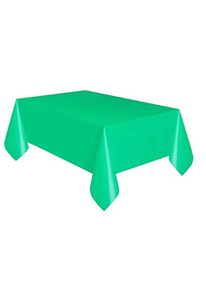 Generic PARTY FUN Happy Birthday Green Color PE Table Cover