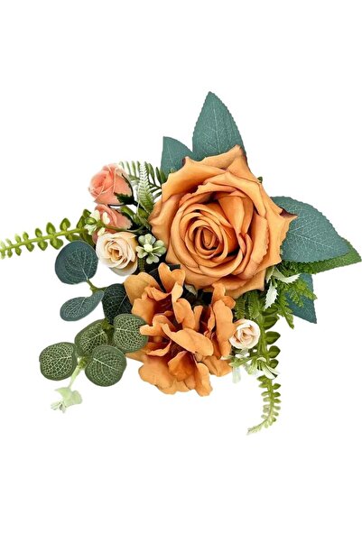 Generic Pack Of 2 Artificial Flower Decor for Home, Parties, and Weddings Orange