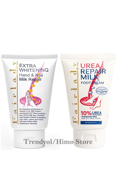 Fair Lady مجموعة العناية باليدين والقدمين - كريم إصلاح اليدين والأظافر بالحلي...