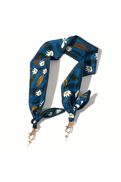 glasses accessory Glasses Chain Stylish Glasses Strap with Flower Pattern with Foulard