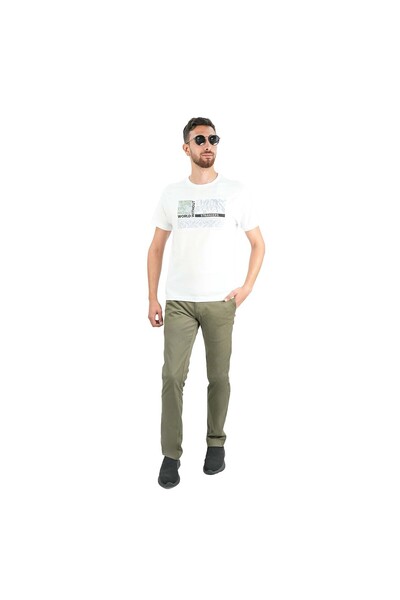 Giordano Men's Slim Tapered Khakis