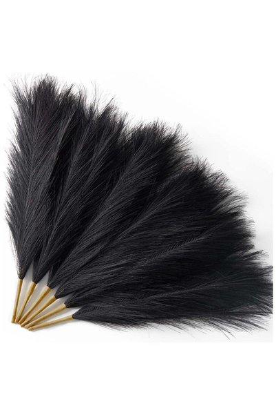 Generic Spark It Home 6 Pieces Fluffy Faux Pampas Grass Artificial Pampas Bra...
