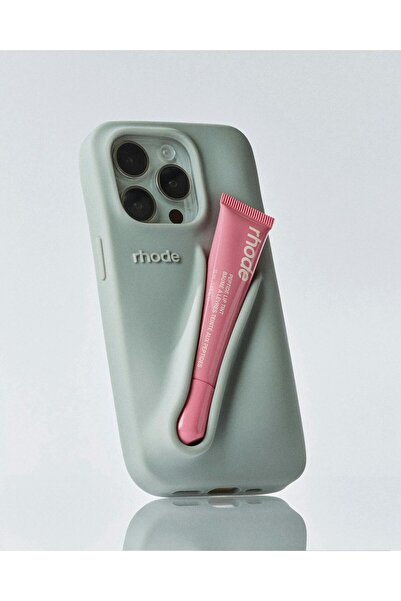 GENERAL Cat-Cot iPhone 16 Pro Compatible Rhode Summer Lip Case with Lipstick Compartment