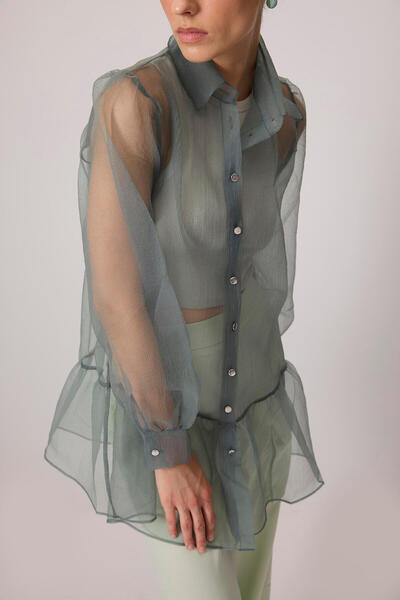 Touché Privé Oversize Organza Shirt