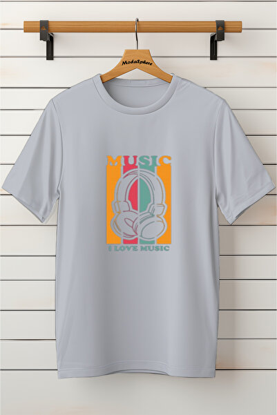 AR&YOS Printed Unisex Oversize T-Shirt Oversize
