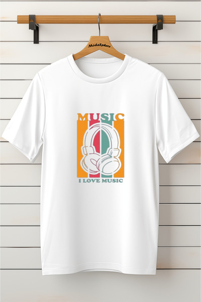 AR&YOS Printed Unisex Oversize T-Shirt Oversize