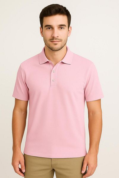 FERRY BUTİK Unisex High School Boy Polo Neck Short Sleeve T-Shirt
