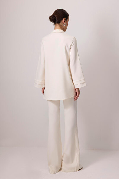 Touché Privé Zipped Tunic Pants Crepe Set