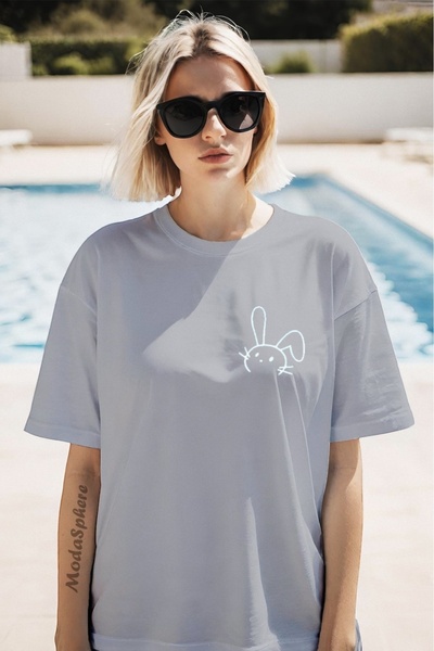 AR&YOS Printed Unisex Oversize T-Shirt