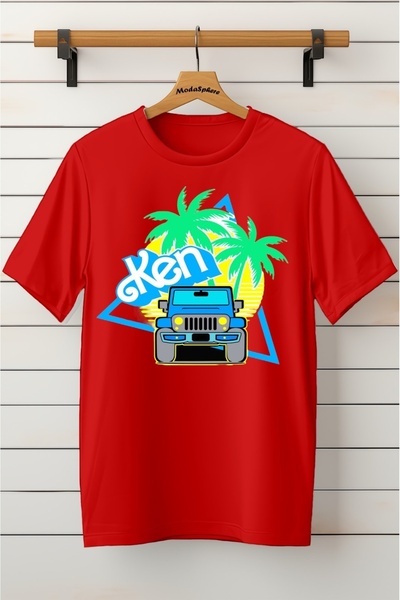 AR&YOS Printed Unisex Oversize T-Shirt Oversize