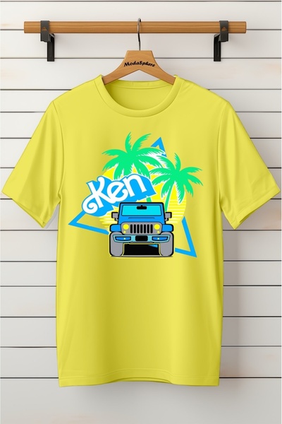 AR&YOS Printed Unisex Oversize T-Shirt Oversize