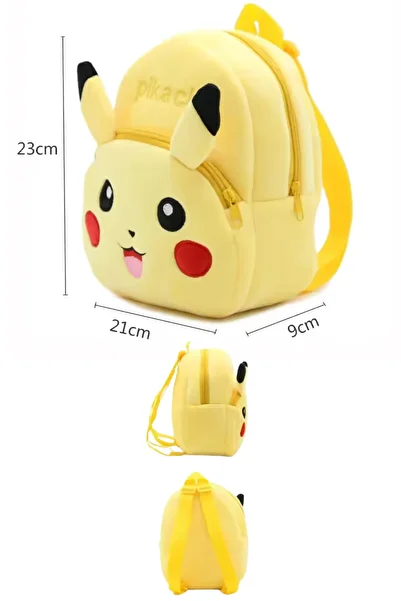 sebura Pokemon Pikachu Figured Children's Backpack Mini Pikaçu Kindergarten Bag